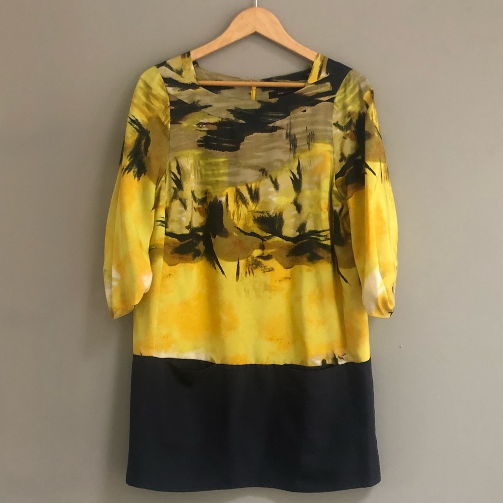 BCBGMaxAzria 100% Silk Shift Dress